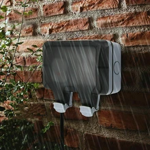 IP66 наружная 2 банда розетка Storm переключаемая розетка Водонепроницаемая коробка с розеткой домашняя простая установка