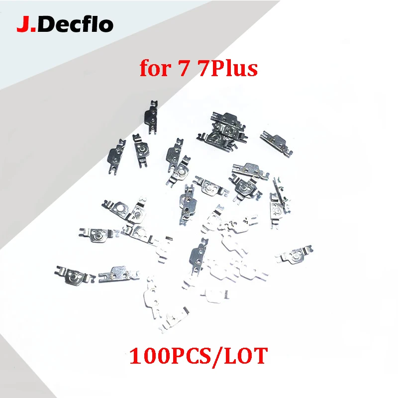 Металлическая прокладка JDecflo 100 шт./лот для кнопки Домой iPhone 8 8Plus 7 7Plus сменные