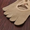 Indoor Yoga Dance Five Finger Socks 35-42 Size Womens Outdoor Sports Breathable Non-slip Cotton Five Toes Socks Yoga Sock 3