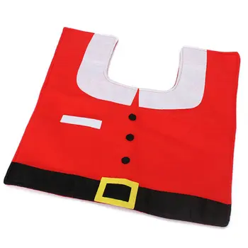 

3-piece Set Christmas Ornament Toilet Decoration Set Suitable For Bathroom Household Exquisite Decoration