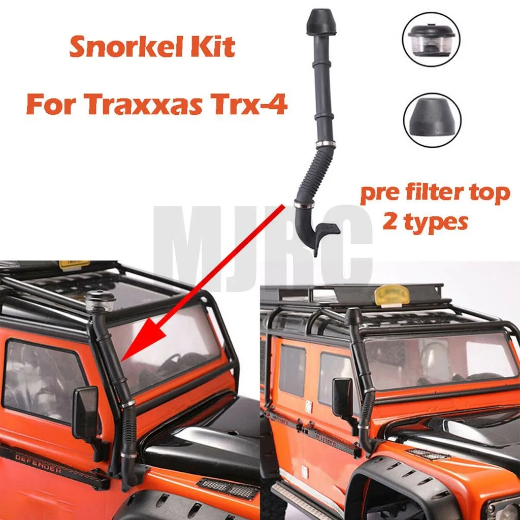 Ajrc Simulated Snorkel Air Intake Clamp Set Accessories Wading Remote Control Car Parts For Trax