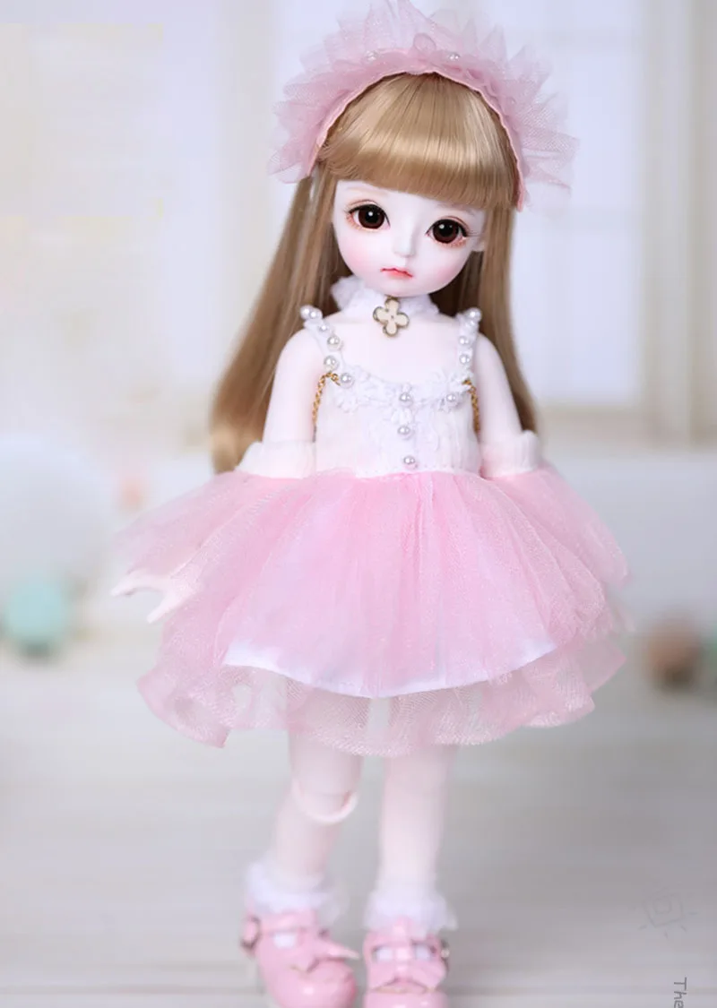 Полный комплект 1/6 BJD кукла BJD/SD милые Melissa шарнирные статуэтки с глазами для маленьких девочек День рождения Рождественский подарок - Цвет: normal fullset aspic