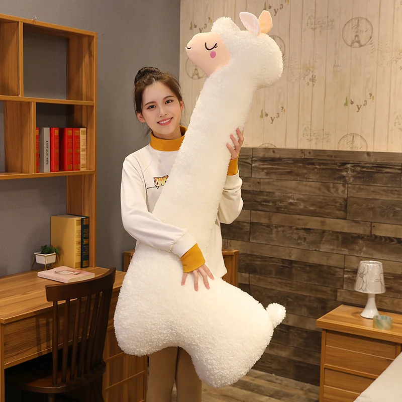 Soft Plush Alpaca Stuffed Animal Toy for Kids and Adults