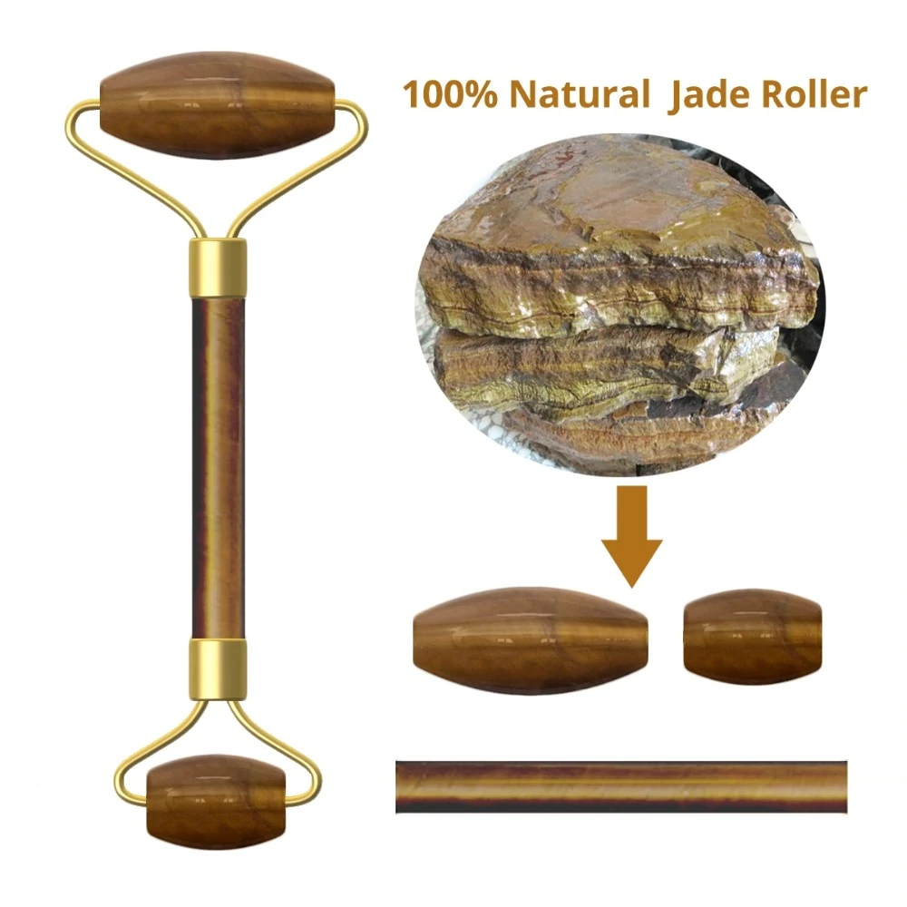  Natural Rose Quartz Jade Roller Massager Face Lift Tool Amethyst Face Massage Roller Facial Massage