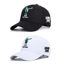 Мужская и Женская бейсбольная Кепка в стиле хип-хоп с вышитым кроликом из мультфильма, крутая летняя спортивная уличная Кепка, Регулируемая Кепка для водителя грузовика