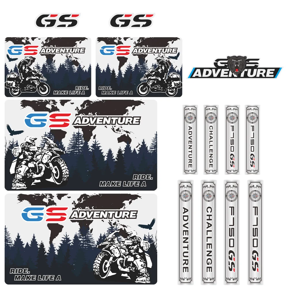

Motorcycle Sticker For BMW F750GS F750 GS ADV Adventure Tail Top Side Panniers Luggage Aluminium Box Case Moto Sticker Film
