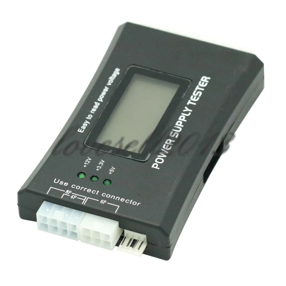 1 шт. электрический тестер 20 24 Pin Sata lcd PSU HD atx, BTX источник тестирования напряжения 4,9 средний на основе 18 рейтингов продукции 5 16