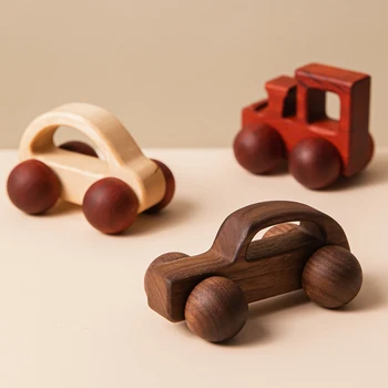 Baby Wooden Car Blocks 1