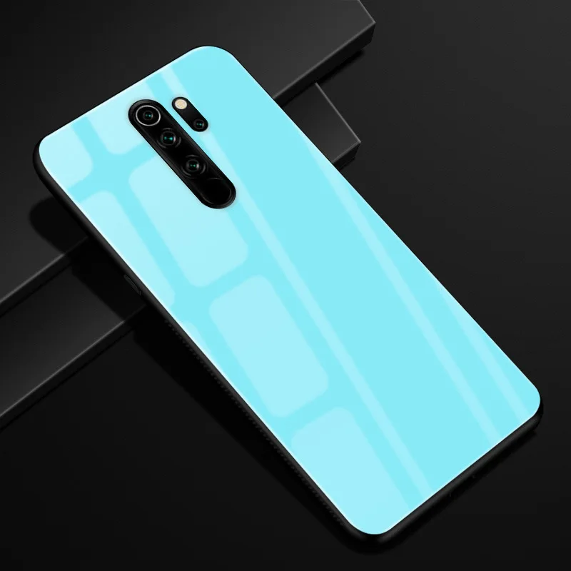 30 Для Xiaomi Redmi Note 8 Pro Чехол силиконовый бампер стекло жесткая задняя крышка для Redmi Note 8 чехол для телефона s Redmi Note8 Pro 8Pro Coque - Цвет: 30