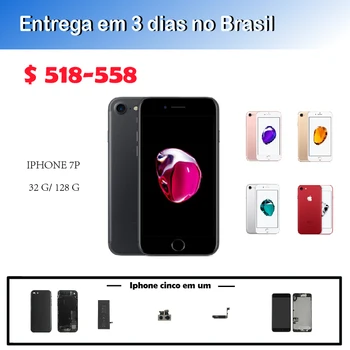 

Accessories foriphone 7 Plus 128g 3g RAM phone cinco los hum ship from Brazil free installation celular