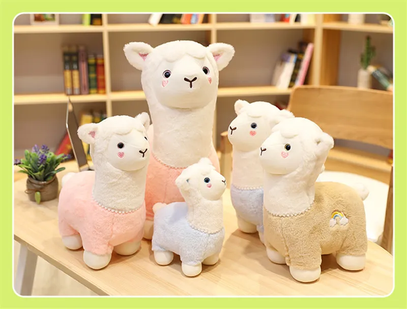 45 см горячая Распродажа мягкие kawaii японские apaca Овцы милые плюшевые куклы улыбка Альпака лама мягкие игрушки подарки на день рождения для детей подарок