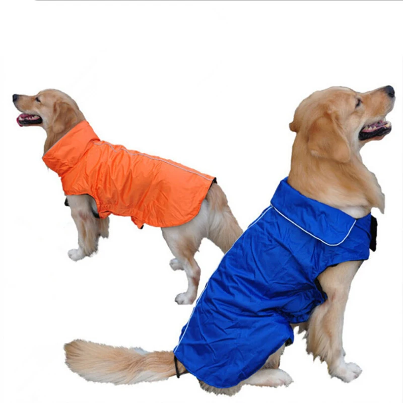 Gros Chien Vetements Grande Taille Hiver Chien Manteau Vetements Chiens Vetements Chaud Veste Pour Animaux De Compagnie Coupe Vent Couleur Unie Vers Le Bas Manteau Xs 4xl Aliexpress