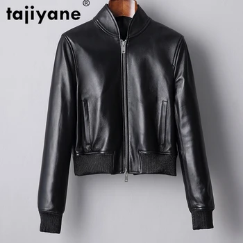 

100% Real Genuine Leather Jacket Women Woman Clothes Sheepskin Coat 2020 Spring Korean Fashion Short Moto Slim Coats 17026 WPY75
