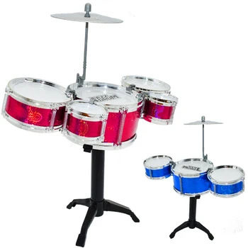 

2019 New Musical Toys Musical Instruments Classical Jazz 3/5 Drum Children Stimulating Children'S Creativity Ideal Gift Hot Sale
