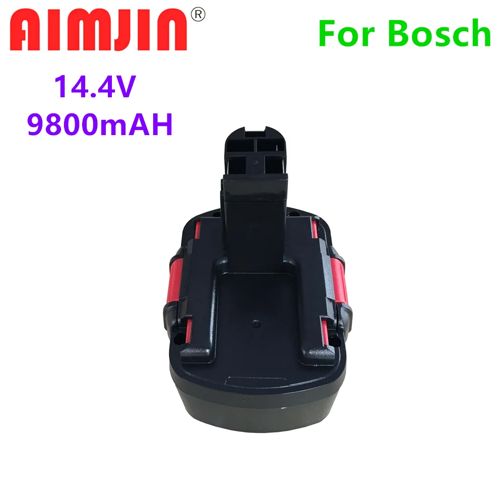 Ultima Batteria Ricaricabile Ni-Cd Da 14.4V 9800Mah Per Batteria Bosch 14.4V Bat041 Bat038 Bat040 Bat140 Bat159 3660K 2607335533