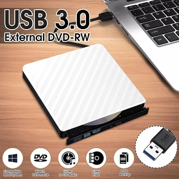 

USB 3.0 Optical Drives Cases External DVD Burner Writer Recorder DVD CD/DVD ROM Player For MACOS Windows XP/7/8/10