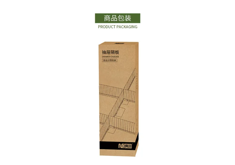 NC Free of Multi-Layered Partition Wholesale 6 Pieces Creative Underwear Socks Organizing Storage Seperated Partition