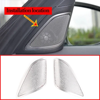 

Aluminum Alloy Audio Speaker Tweeters Cover Trim Accessories For BMW 7 Series G11 G12 2016-2020 Car Accessories