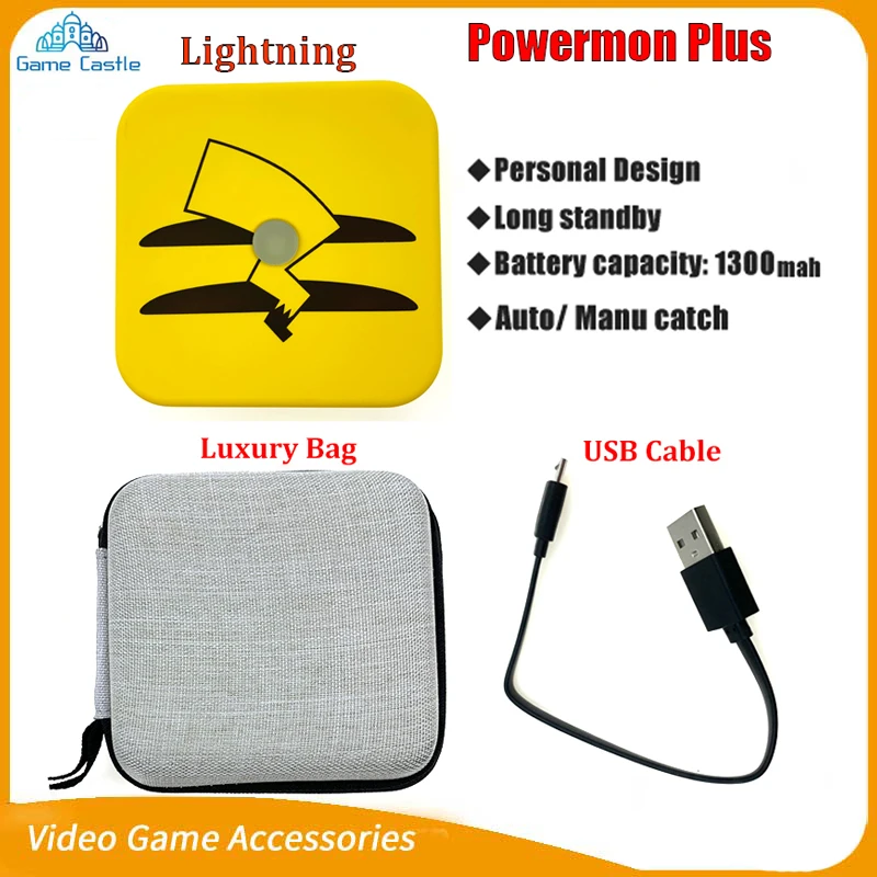 

2020 New Games Bluetooth Auto Remind Wristband Powermon for Pokemon Go Plus Smart Watch Interactive Figure Toys with USB Charge