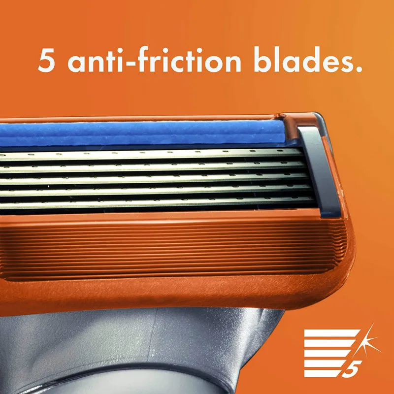 Substituíveis para Barbear Lâmina de Barbear com Aparador de Precisão Shaver Lâmina Gillette Fusão 5 Casetas Fusion5 Men 1 Lâmina de barbear