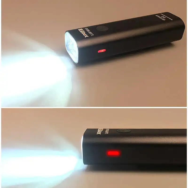 Outdoor Cycling Bicycle Front Light 400 Lumen Led 85 Degree Headlight USB Rechargeable Flashlight Waterproof Torch Headlamp