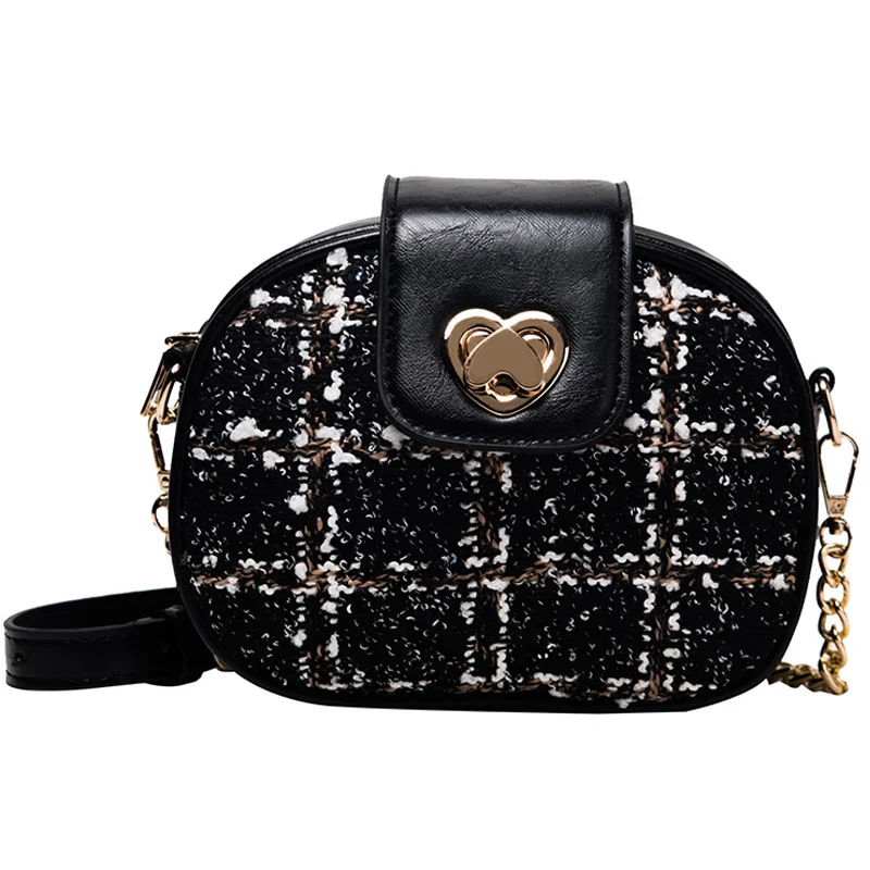 

191124 iVog New Arrival Everyday Ladies Small Quilted Messenger Crossbody Handbag Small Chain Hand Bags for Women 2019