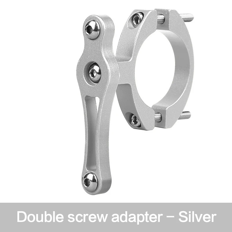 Double screw Велосипедный держатель для бутылки, держатель для бутылки из алюминиевого сплава, крепление для MTB шоссейного велосипеда, мотоцикла, держатель для стакана воды, Аксессуары для велосипеда - Цвет: Double screw