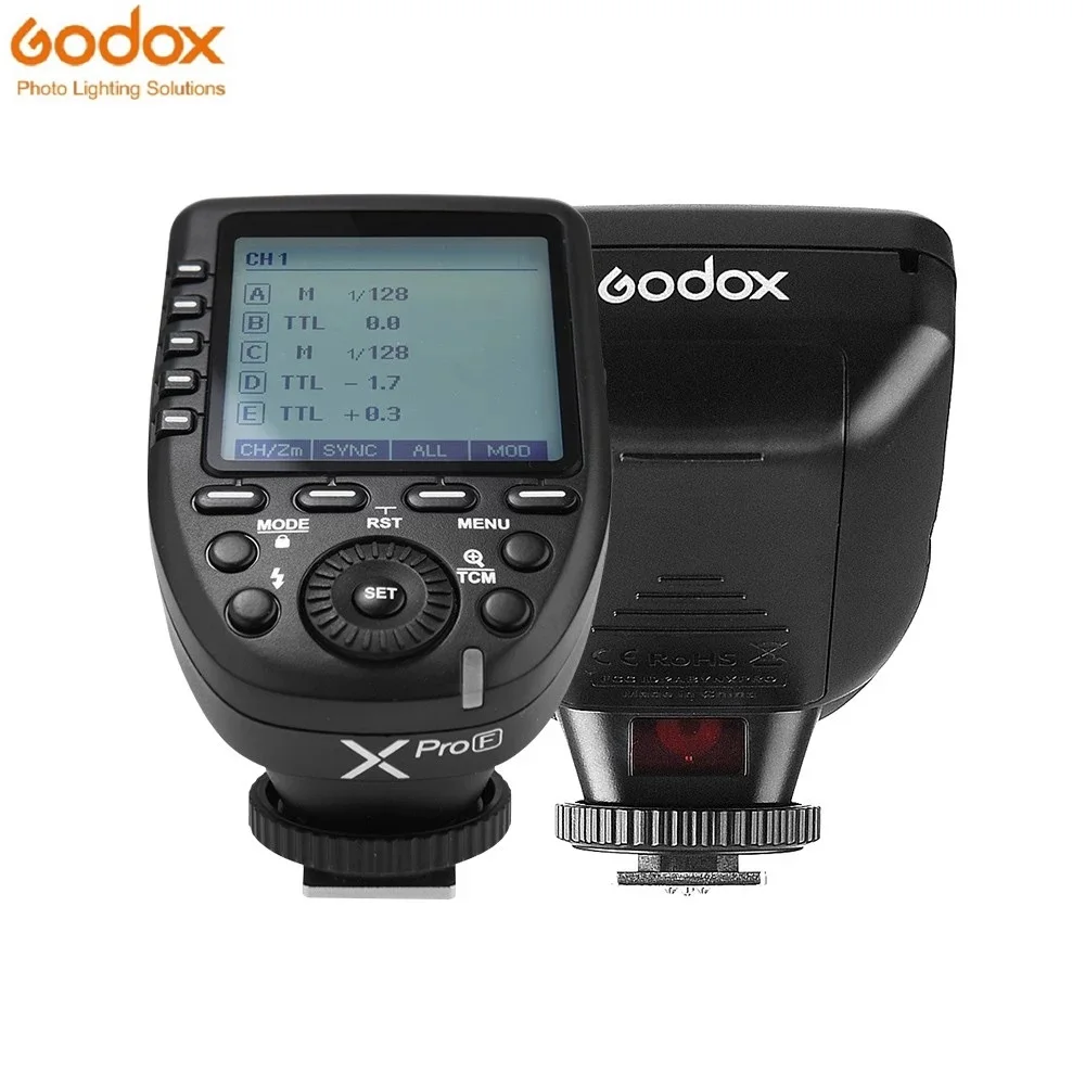 Godox Xpro-F TTL беспроводной триггерный передатчик вспышки Поддержка 1/8000s HSS 11