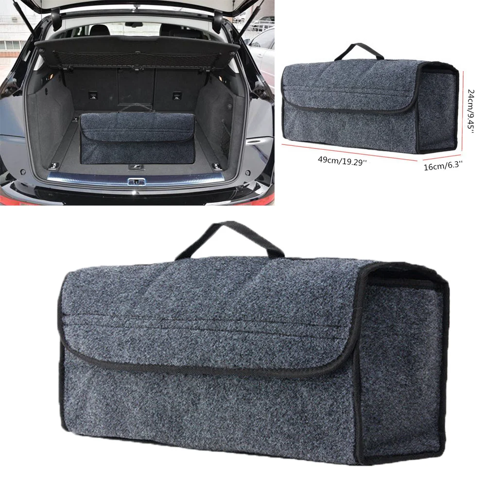 Car Boot Storage For Jaguar F-Pace No More Mess In Trunk Car Trunk Storage Waterproof Heavy Duty Durable Tools Carrier Box Car Trunk Boot Organizer Tidy Bag