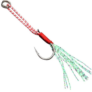 

Obsession Shore Jigging Micro Jigging Assist Hooks Flasher stinger Hook Slow jigging Lure front Rear Hooks Single Assist hook