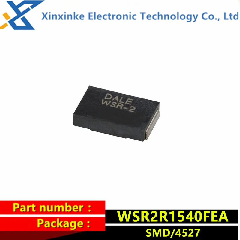 WSR2R1540FEA DALE WSR-2 0.154R 1% 2W 4527 75PPM 154mR Current sensing resistor - SMD .154ohms 2watts New original genuine original genuine acs758lcb 050b pff t bidirectional detection dc ac 50a hall current sensor through hole cb 5