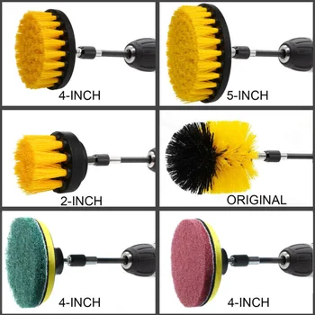 

Scrubber Drill brush Attachment Tile Carpet Cleaning Electric drill brush