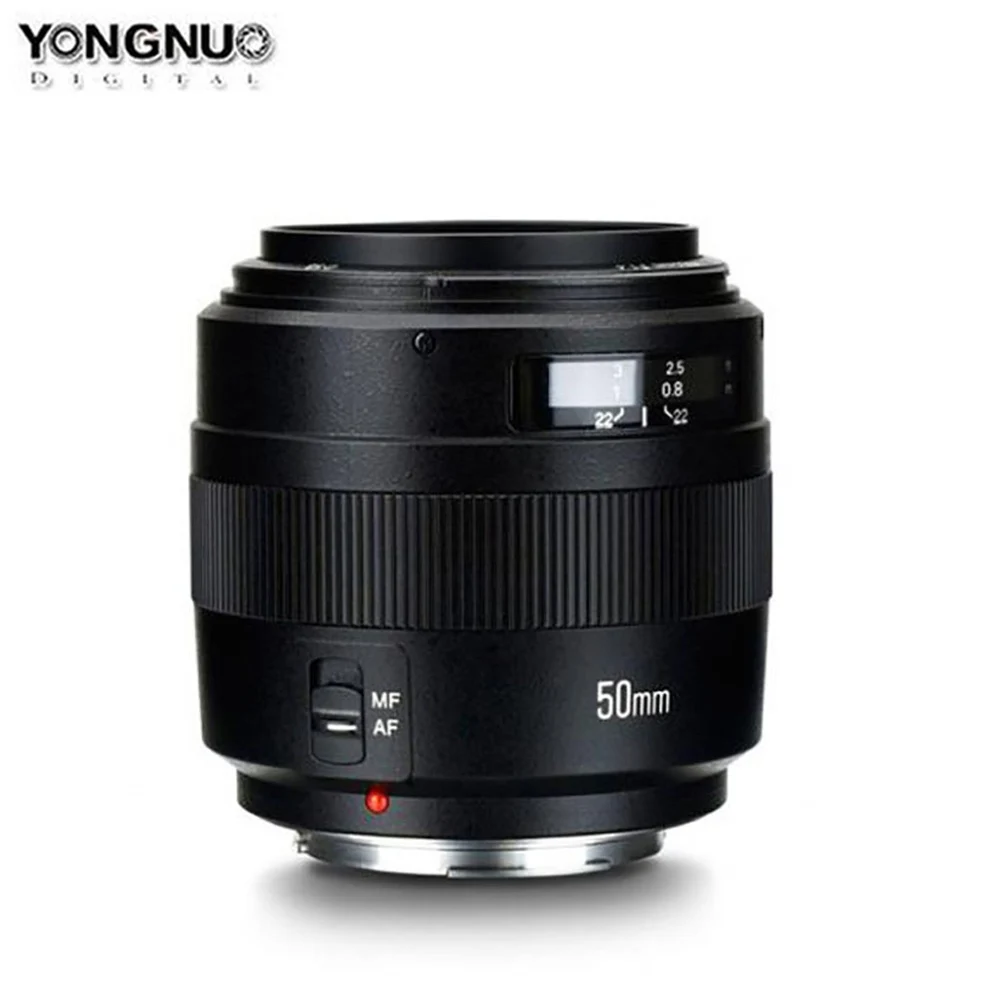 YONGNUO YN50mm F1.4 стандартный основной объектив Автофокус (AF) и ручной фокус (MF) для