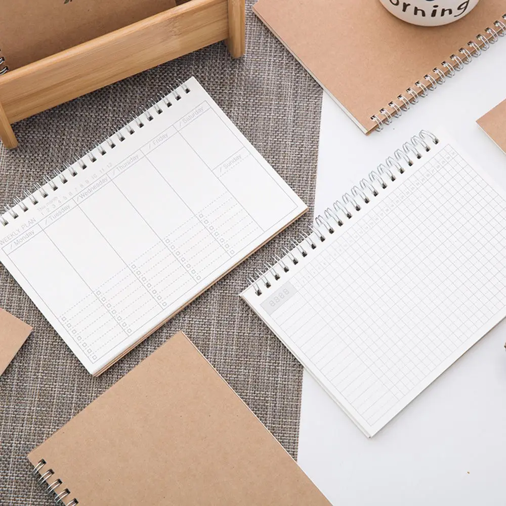 Agenda Planner Notebook Schedule Notebook Time Table To Do List Diary Weekly Time Table Goal Habit Journal Notebooks 3