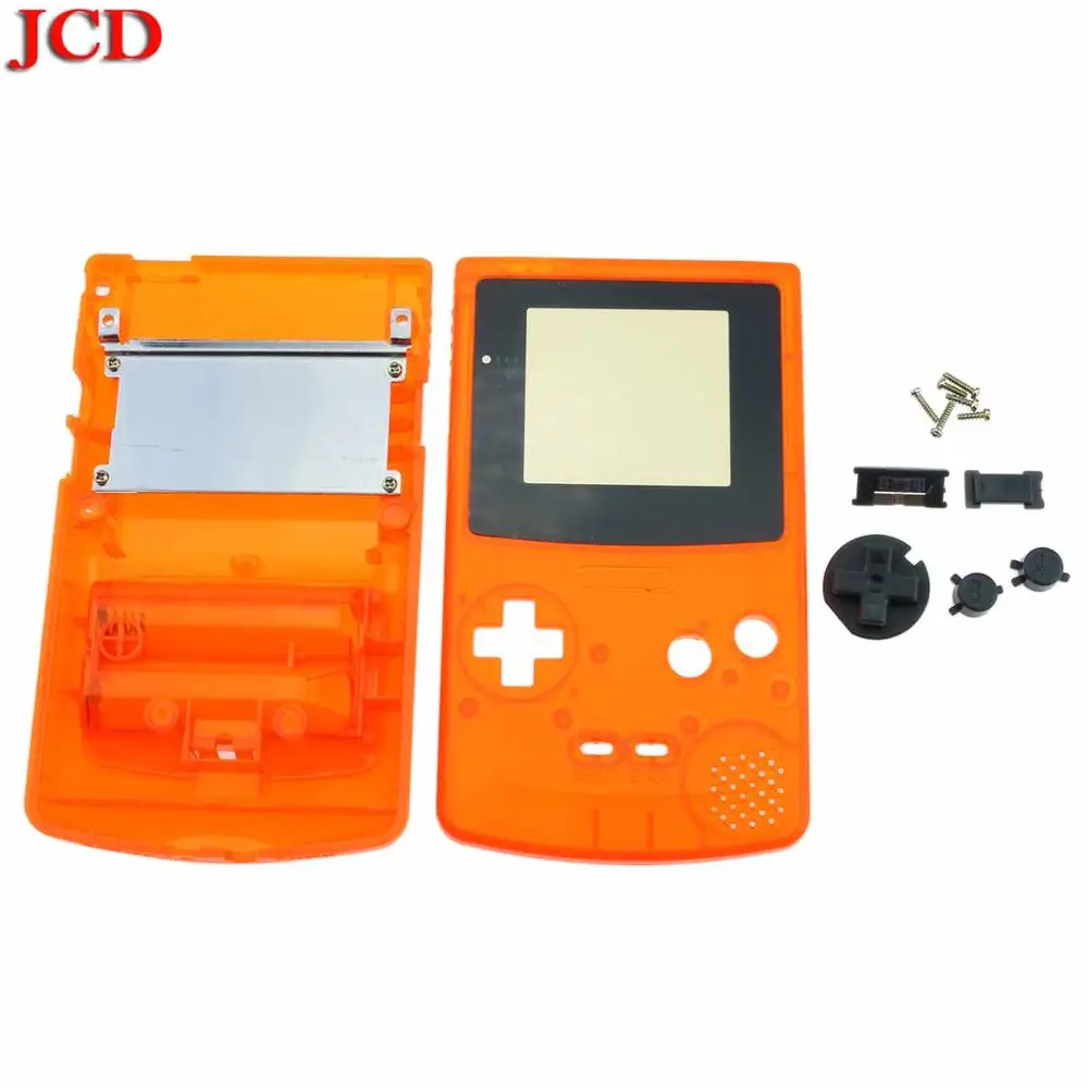 JCD полный корпус оболочка Крышка для nintendo на запчасти для Gameboy DIY игра футляр для GBC Ремонт Часть корпус оболочка Пакет - Цвет: No17