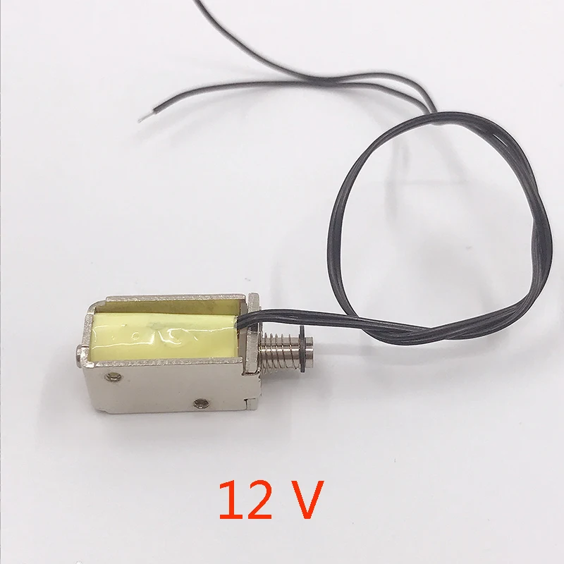 mini taille ronde électro aimant dc 3v 5v 6v 12v circulaire tenant  minuscule aimant électrique