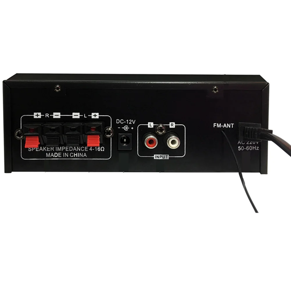 With Remote Control CSC8210 Class D HiFi Stereo USB Home FM Radio MP3 Smart Digital Mini Power Amplifier Bluetooth Audio TF | Электроника