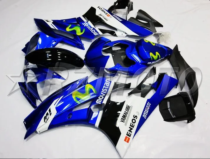 4 подарки ABS полный комплект обтекателей для YAMAHA YZF-R6 2006 2007 Обтекатели набор YZF R6 06 07 литья под давлением пользовательские Movistar