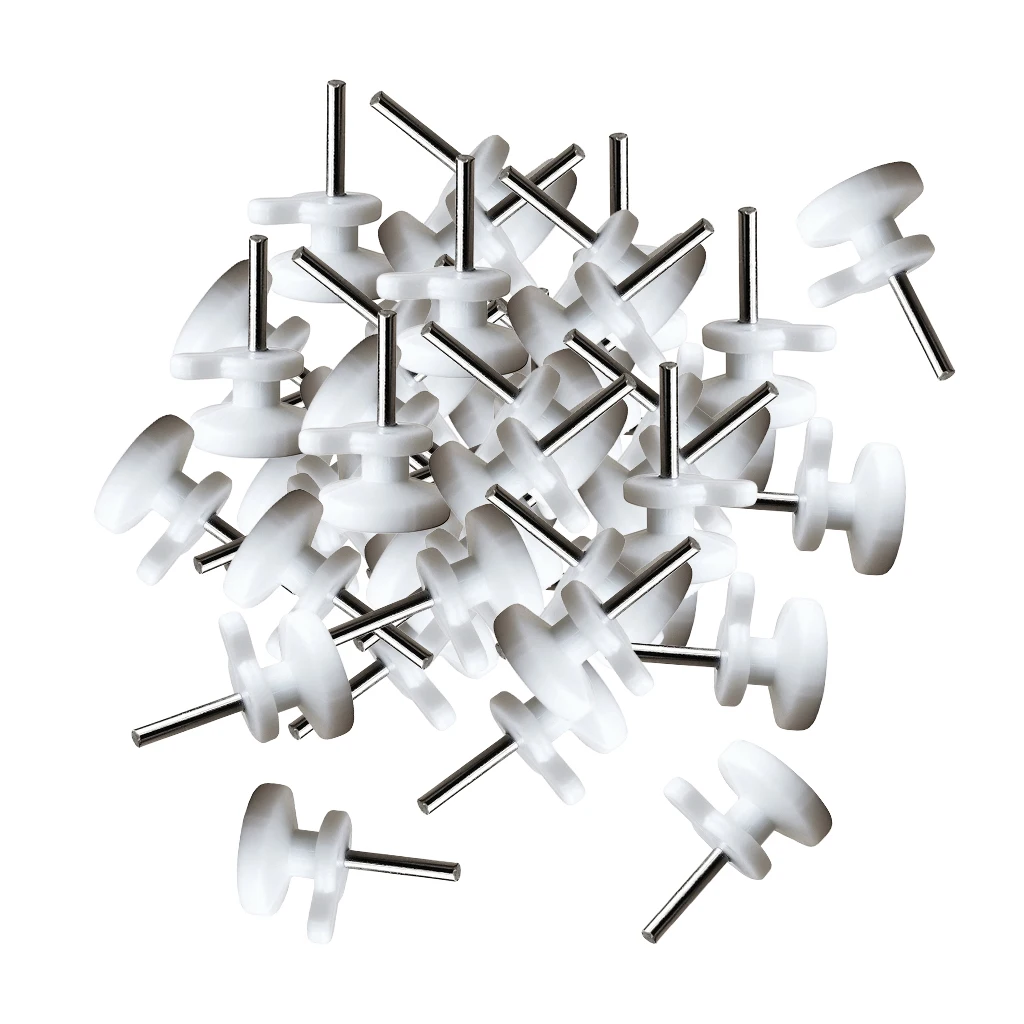 50pcs Wall Mounted Hooks Non-Trace Nail for Concrete Cinder Block Hardwood
