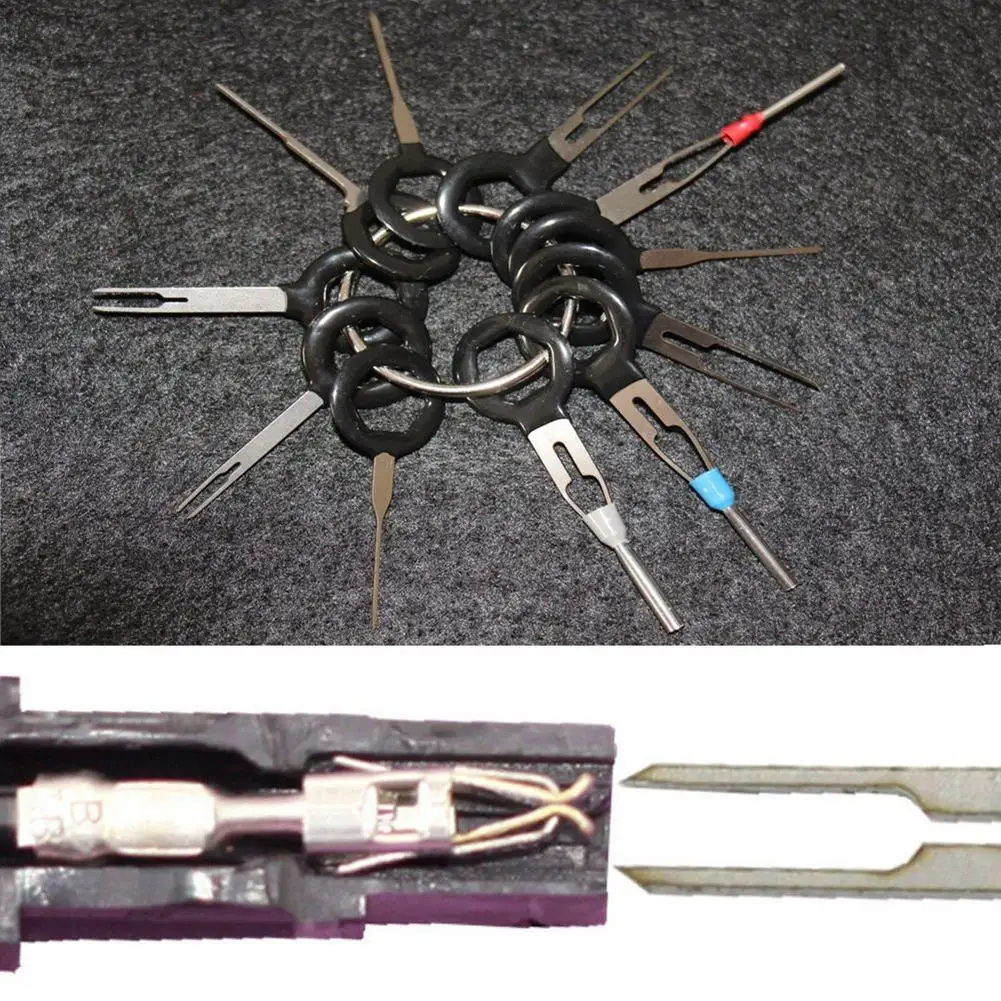 

70% HOT SALES!!! 11Pcs/Set Car Terminal Removal Tool Wiring Connector Pin Release Extractor Puller