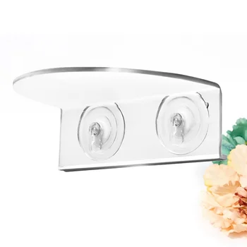 

1pc Pot Holder Removable Suction Cup Wall Mounted Durable Plant Shelf Plant Rack for Indoor Living Room Kitchen