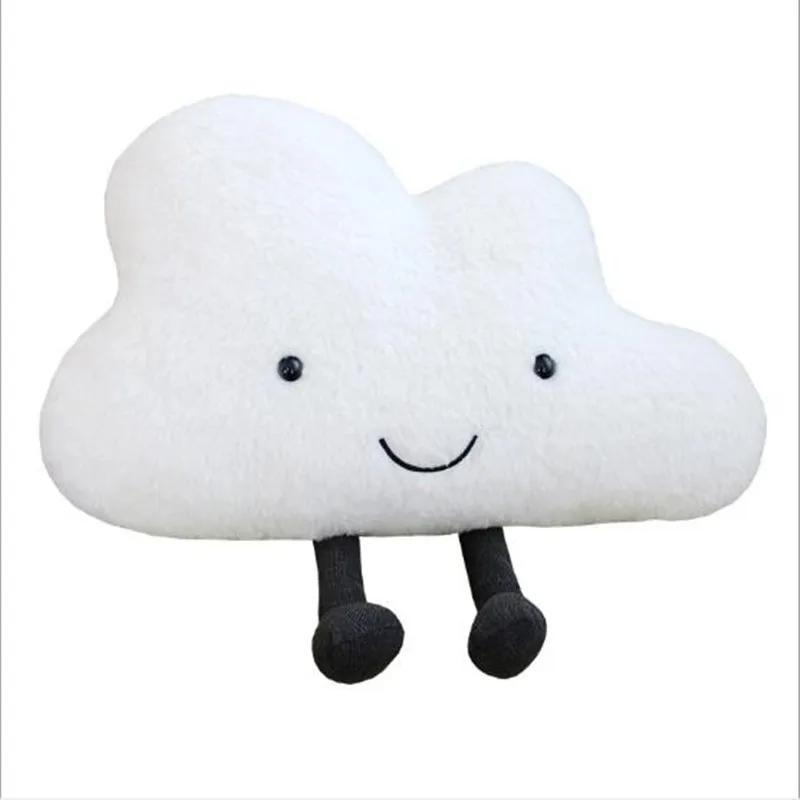 

25CM Kawaii Flaky Clouds Stuffed Soft Pillow Simulaiton Clouds Plush Toys Birthday Gifts For Children Sleeping Appease Toys Doll