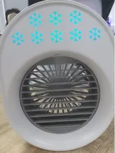 Aire acondicionado portátil, miniventilador USB, humidificador del enfriador de aire para hogar, oficina, habitación, escritorio, purificador de aire acondicionado