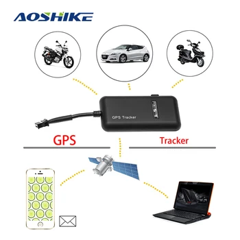 

AOSHIKE V 2.1 Vehicle GPS Tracker Intelligent Vehicle Tracking Device 100% 4 band car GPS tracker Google link real time