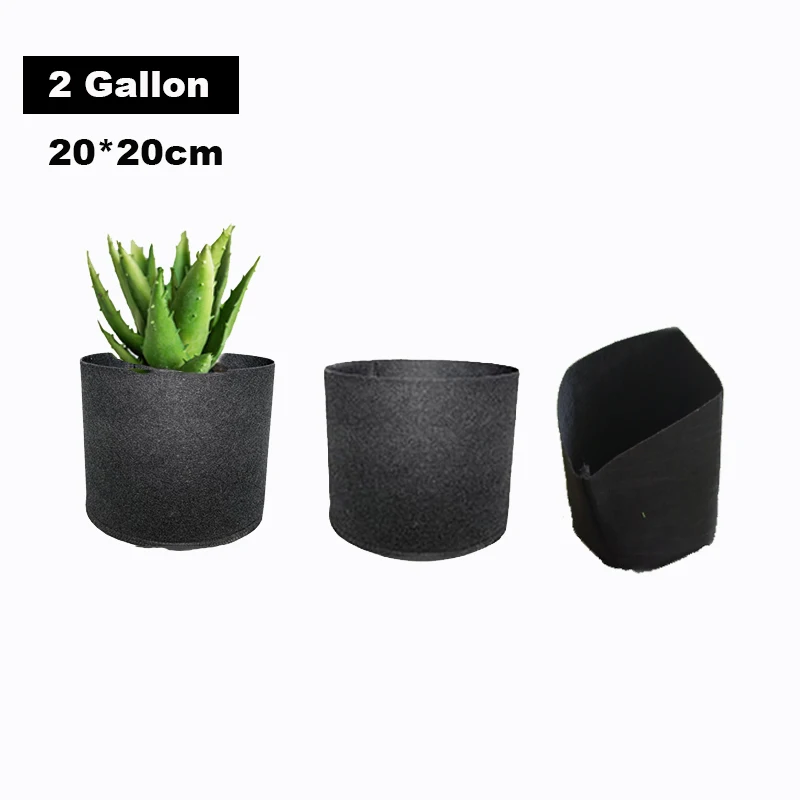 

2 Gallon Plant Grow Bag Breathable Garden Growing Tree Pots Vegetable Potato Strawberry Planter Fabric Planting Pot