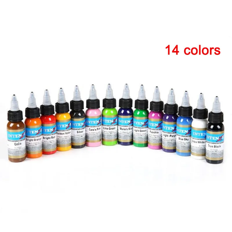 Permanent Eyebrow Makeup Microblading Pigment All Purpose Black Tattoo Ink Body Tattoo Paint Color-Lemon Yellow