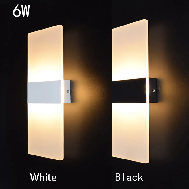 Led Wall Lamp AC90-260V Bedding Room Living Room Indoor Bedroom 4/6/12/18W led light,led wall lamp,wall light