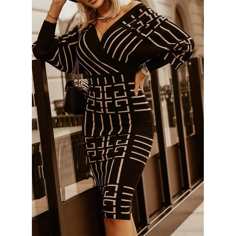 

Luxury Sexy Dress Robe Femme Summer Streetwear Temperament Quality Best Long Sleeve Evening Party Elegant Slim Fashion Party