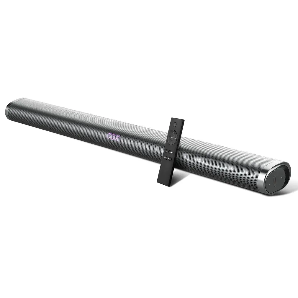  LESHP 2.0 Channel Wireless Sound Bar with Remote Control Speaker Stereo Soundbar for Home Theater S