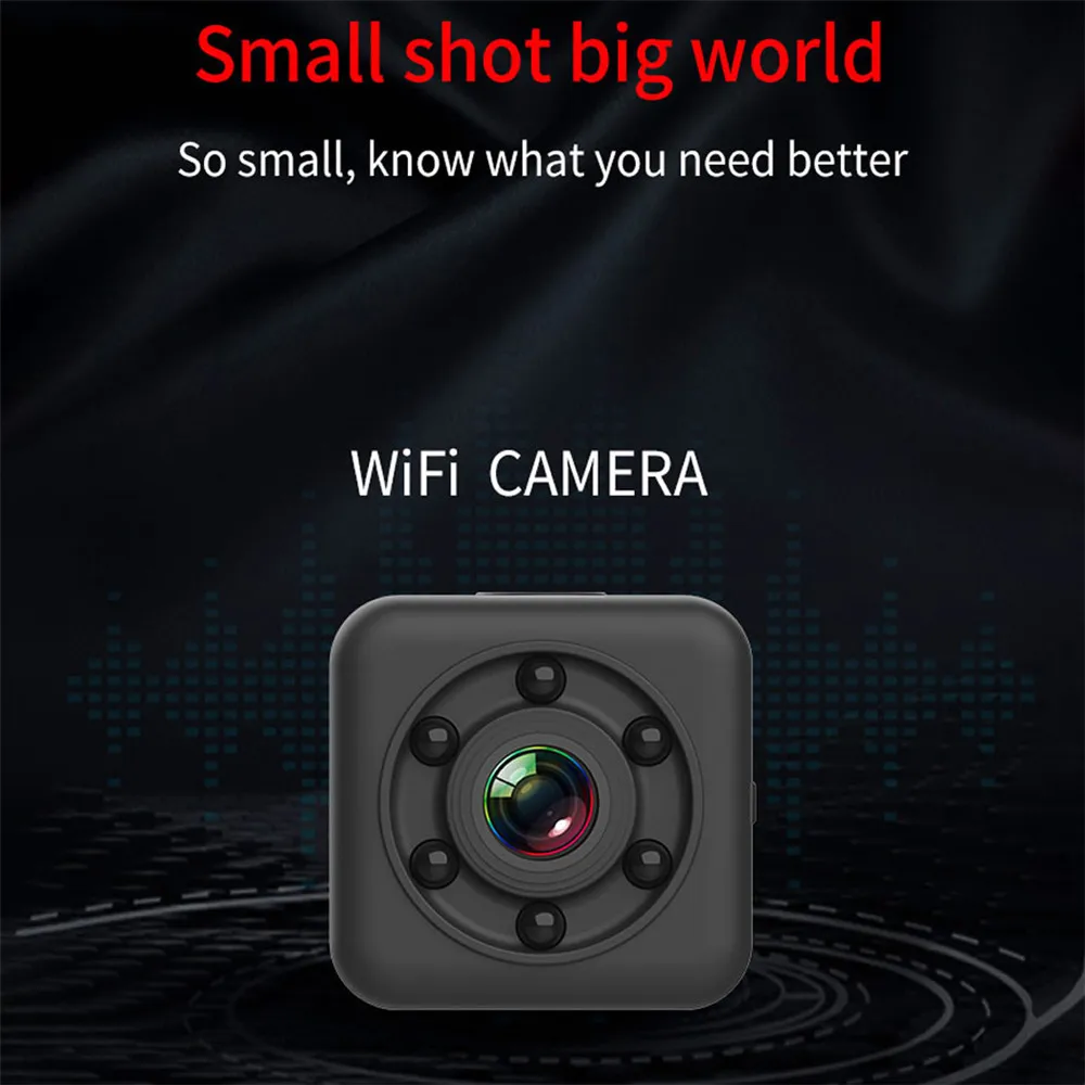 Mini IP Camera WiFi HD 1080P Outdoor Waterproof Sports Infrared Video Sensor Night Vision Shell Camcorder Micro Cam DVR Motion